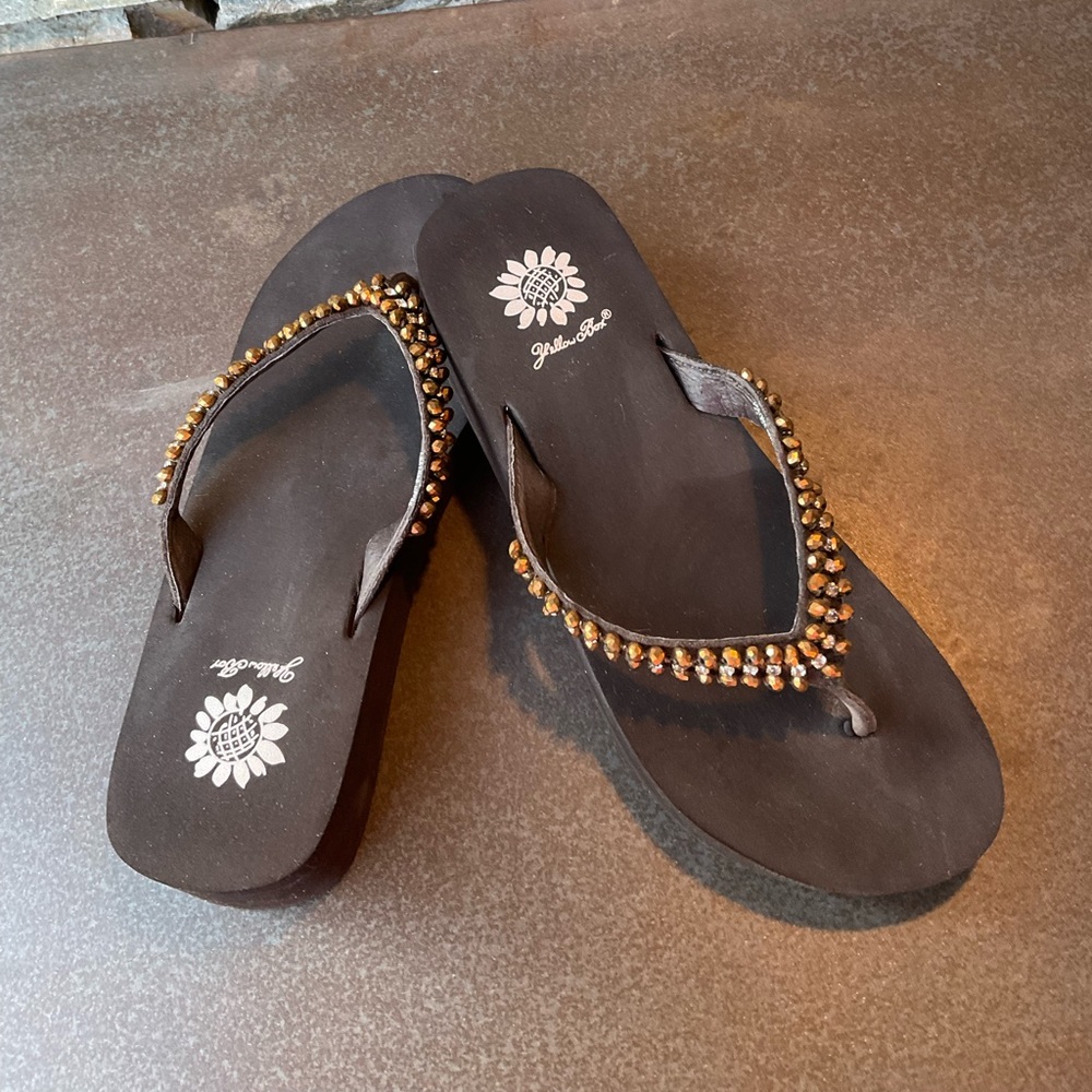 Yellow Box Sandals